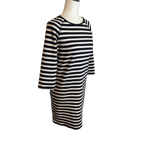 JEAN Pascale - Cute Nautical Striped dress - Lace insert back panel - Size Small - Picture 1 of 10